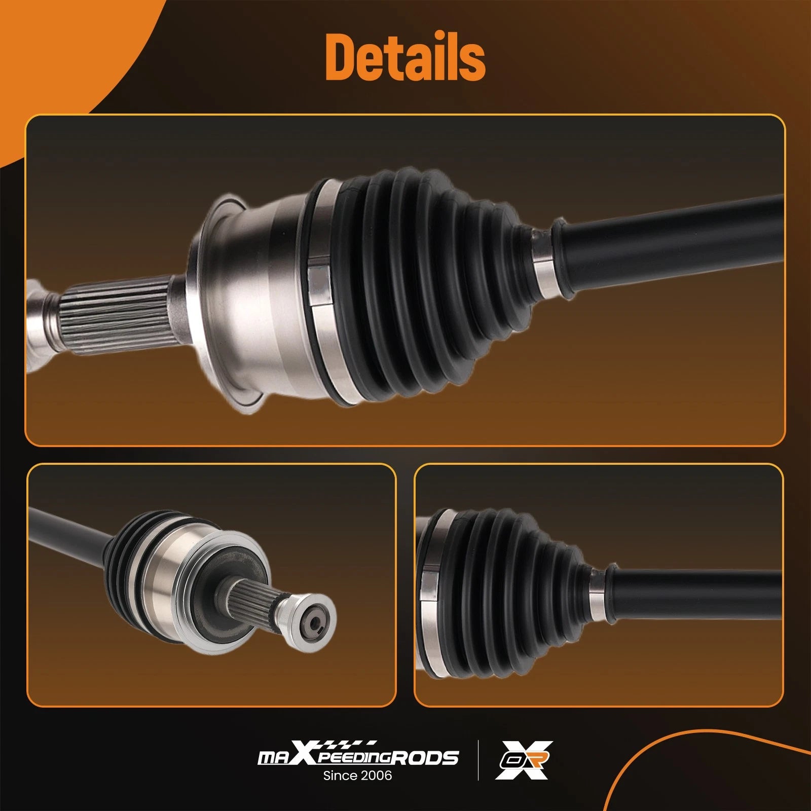 CV Axle Shaft Assembly for Honda Accord (2003–2007) L4 2.4L Front Left