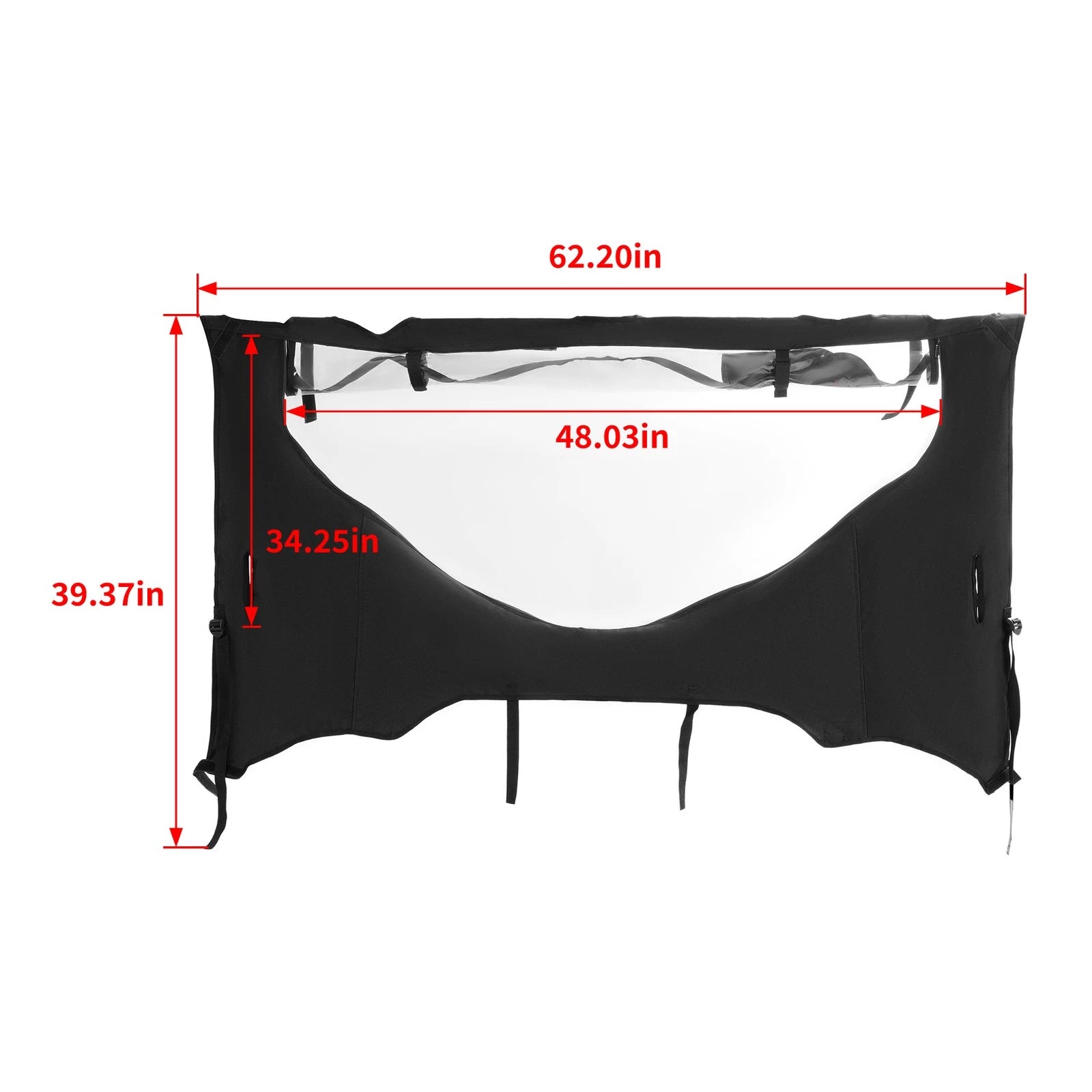 Soft Rear Window Windshield for Honda Pioneer 1000/1000-5 (2016–2025)