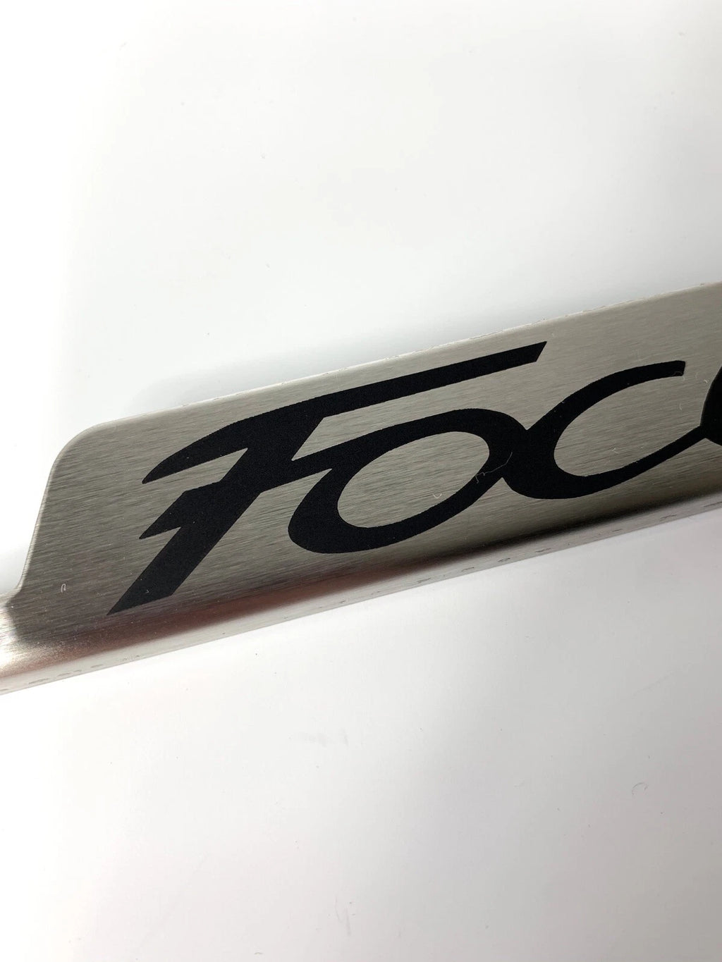 Brushed License Plate Frame with Laser Engraved Emblem for Ford Focus RS (2016–2018)