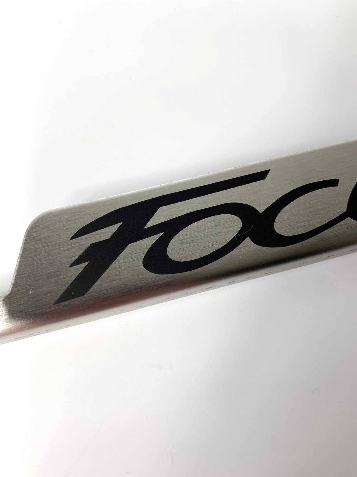Brushed License Plate Frame with Laser Engraved Emblem for Ford Focus RS (2016–2018)