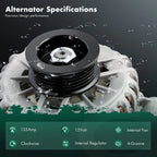 Alternator for Ford Freestar (2004–2007) V6 3.9L 4.2L AFD0116