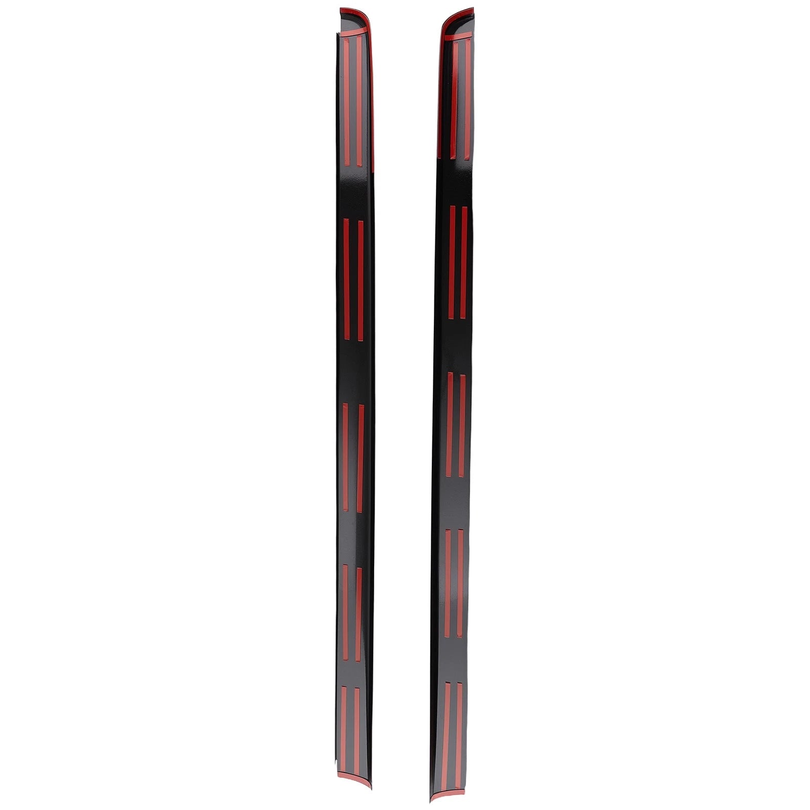 Set of 2 Bed Rail Caps for Chevrolet Silverado GMC Sierra 1500-3500 (1999–2007) Black