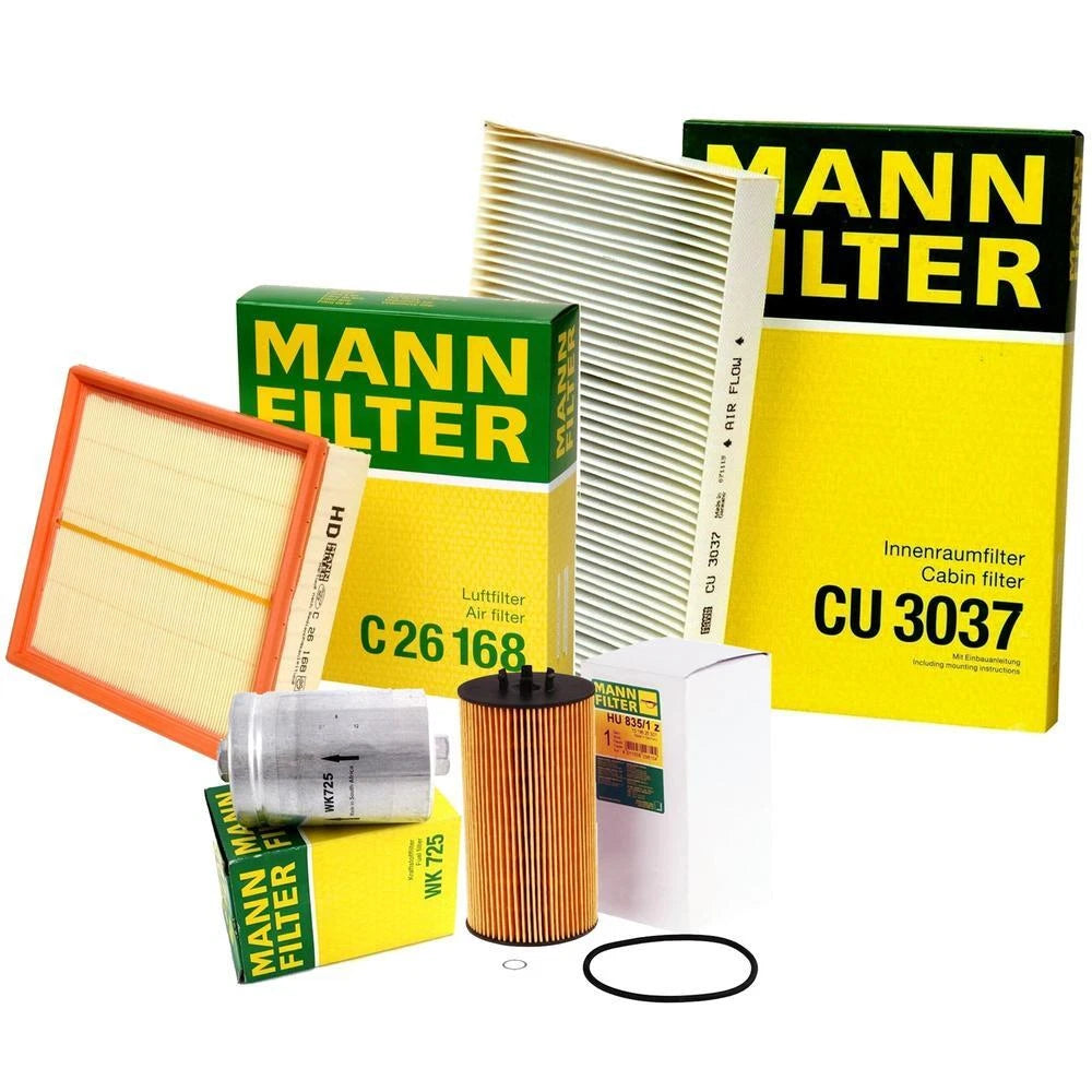 Mann Oil Air Paper Cabin Fuel Filter Service Kit for Allroad Quattro (2001–2005)