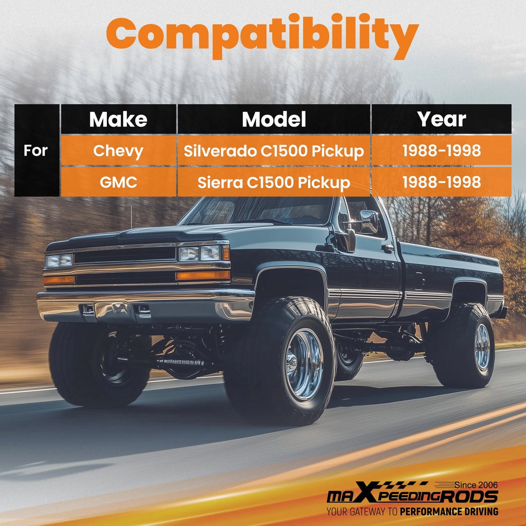 6" Rear Axle Flip Kit for Chevy 1500 (1988–1998)