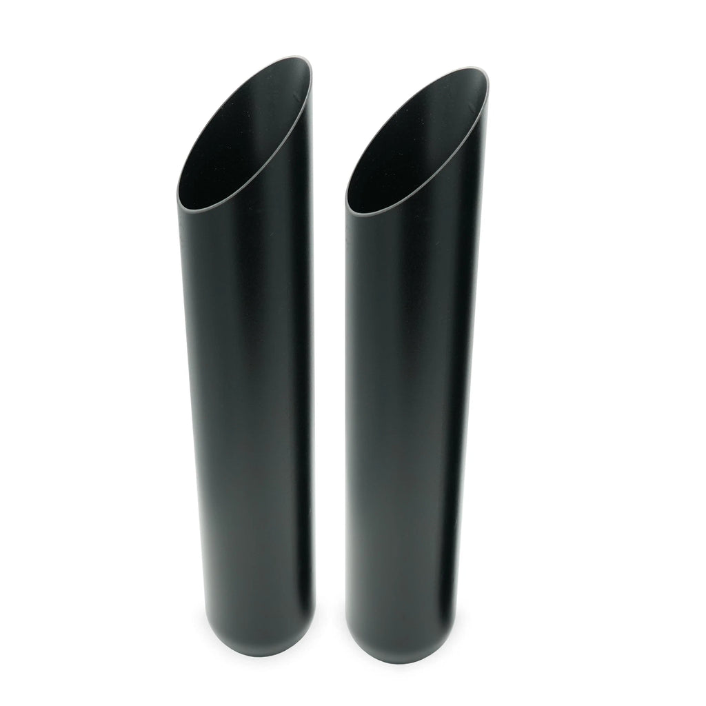 Dual Exhaust Kit for GMC Jimmy (1992-1994) - 2.5" Black Tips Corner Exit