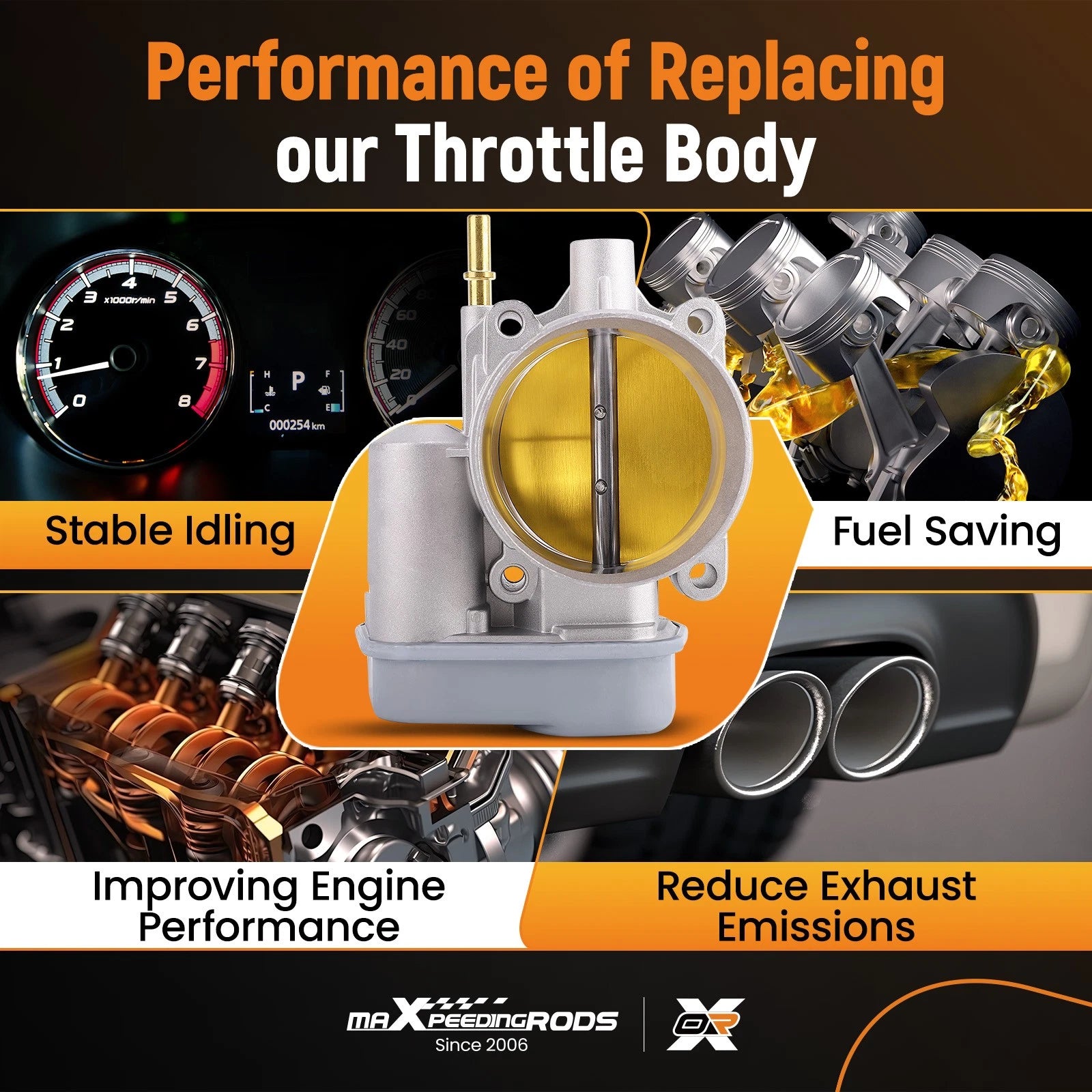 Throttle Body for Chevy Impala/Monte Carlo/Trailblazer (2003–2007)