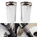 Chrome Fork Slider Covers for Harley Touring Electra Street Tri Glide (2014–2023)