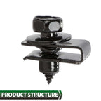 Set of 4 Fender Bolts and U Nuts for Automotive Body Kit