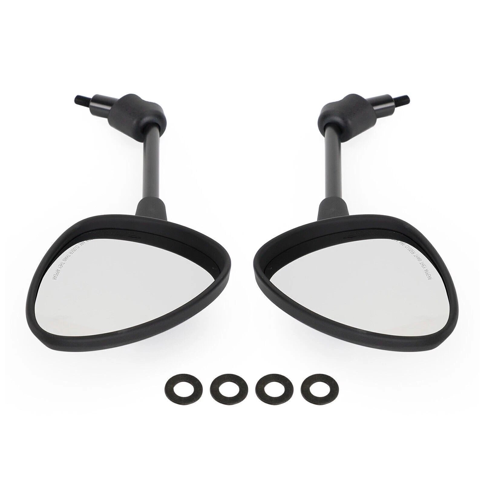 Mirror Pair Black for Vespa GTS HPE, Sprint, Primavera 125, 150, Elettrica #3