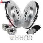 Front Disc Rotor Pad + Brake Caliper for Toyota Camry Solara (1997–2003)