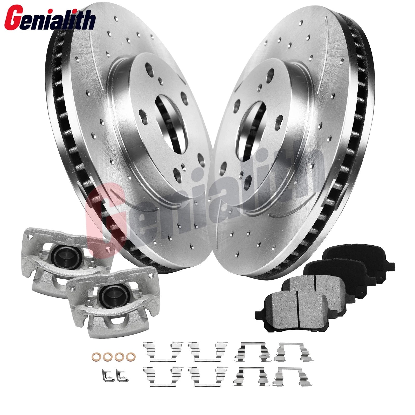 Front Disc Rotor Pad + Brake Caliper for Toyota Camry Solara (1997–2003)