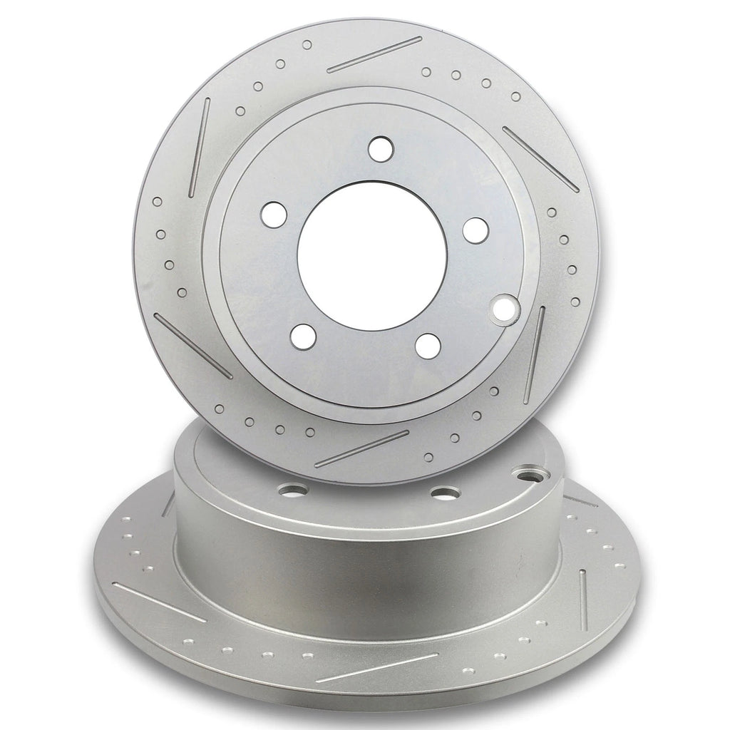 Set of 4 Slotted Brake Rotors for Chrysler Sebring Jeep Compass Patriot