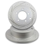 Set of 4 Slotted Brake Rotors for Chrysler Sebring Jeep Compass Patriot