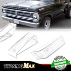 Pair Clear Front Turn Signal Light Lenses for Ford F100 F250 F350 (1970–1972)