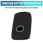 2pcs Silicone Key Cover Holder for Mazda 3 CX-30 CX-5 CX-9 (2019–2023)