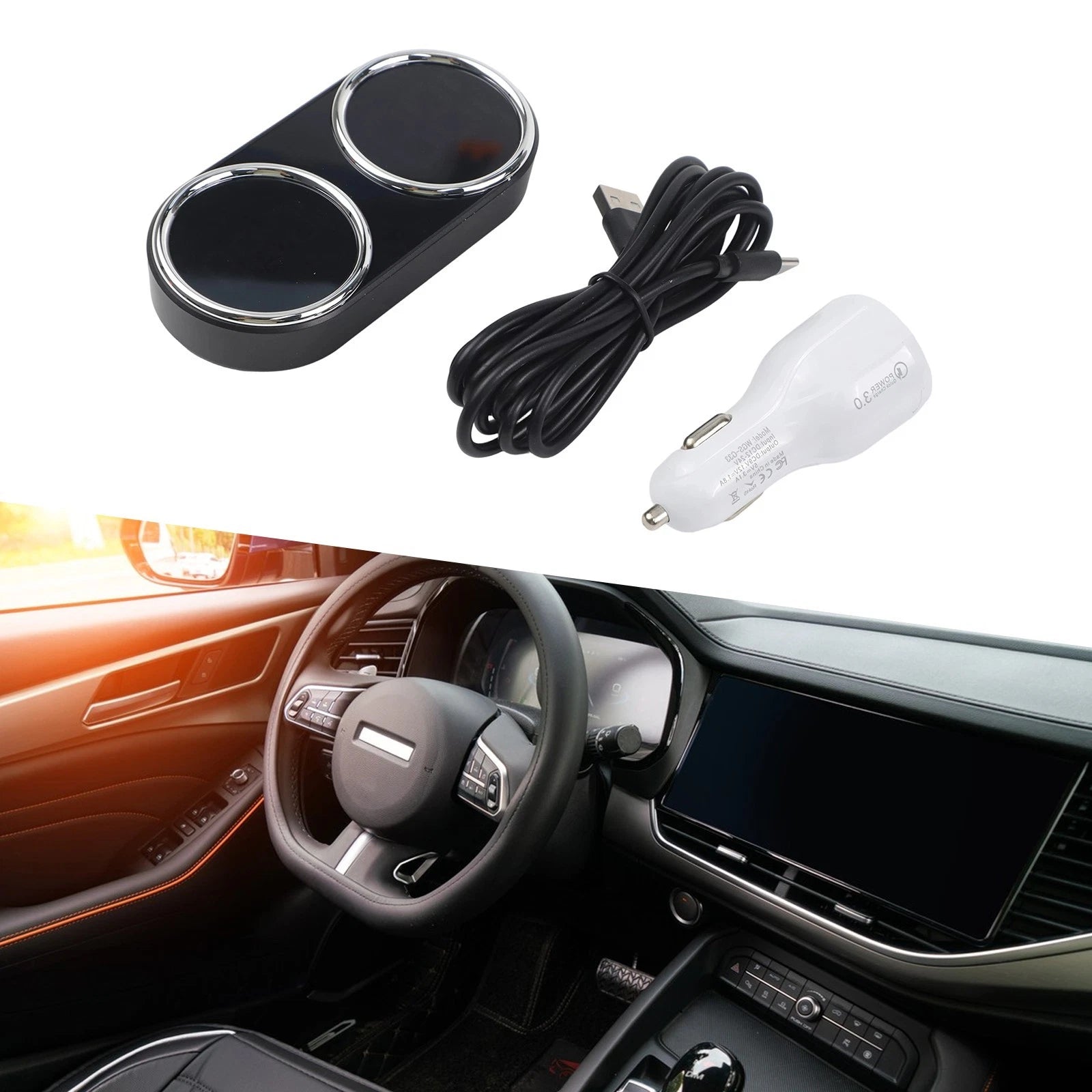 HUD Speedometer with USB Charger for Most Vehicle Models (2010–2023)