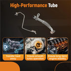 Oil Line Tube Set for Ford Expedition Navigator 3.5L (2018–2021) Right Turbo