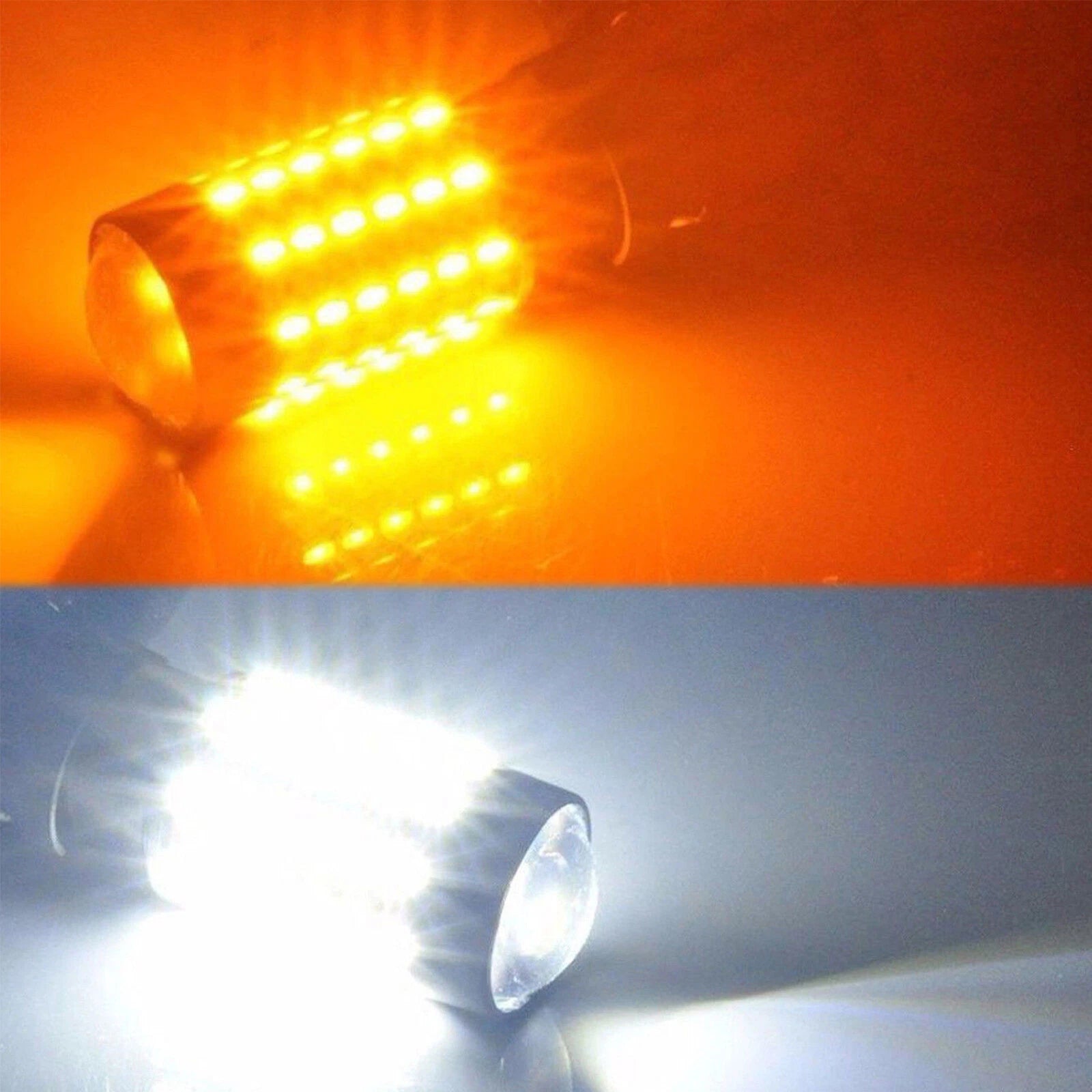 Switchback LED Front Turn Signal Light Bulbs for Honda Accord (1998-2015)