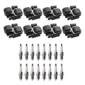 Set of 8 Ignition Coils & 16 NGK Spark Plugs for Mercedes CLK55 AMG (2000–2006)