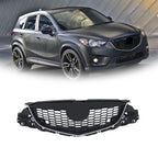 Front Bumper Upper Grille for Mazda CX-5 (2013–2015) Black Chrome