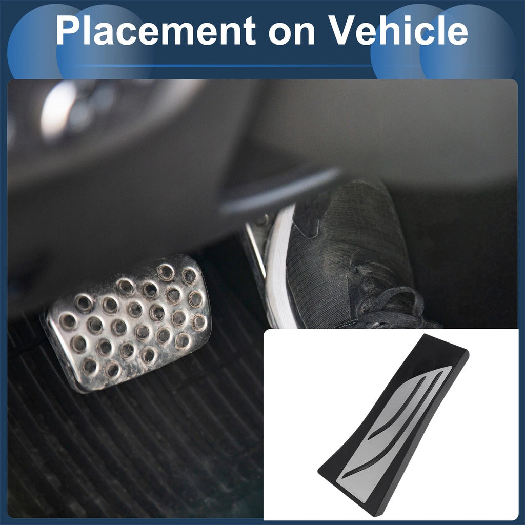 1 Pc Footrest Pedal Cover for BMW X5 (2008–2019) Silver Tone