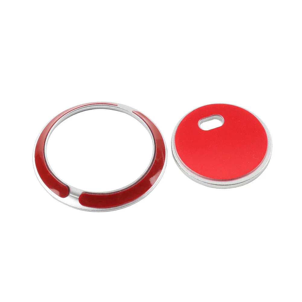 Silver Engine Start Push Button Cover Ring Trim for Mazda 3 6 CX-5 (2003-2023)