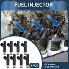 Set of 8 Fuel Injectors for Ford F-150 (2004–2008) No.4L3Z-9F593-AB