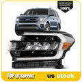 Left Side LED DRL Chrome Headlight Assembly for Ford Expedition (2022–2024)
