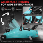 5.1-13in Hydraulic Lift Floor Jack for Universal Use (4000lbs Capacity)