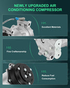 A/C Compressor for Chevy GMC Trucks (1996–2000) 1136519