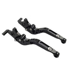 CNC Extendable Brake Clutch Levers for BMW G310R G310GS (2017-2021) Black