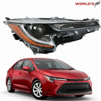 LED Projector Headlight Assembly for Toyota Corolla L LE (2020–2021)