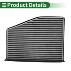 Cabin Air Filter for Audi A3 (8P1) 1.2 TSI (2010–2012) 1 Pc 1K1819669