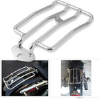 Chrome Solo Seat Rear Luggage Rack for Harley Sportster XL 883 1200 (2004-2015)