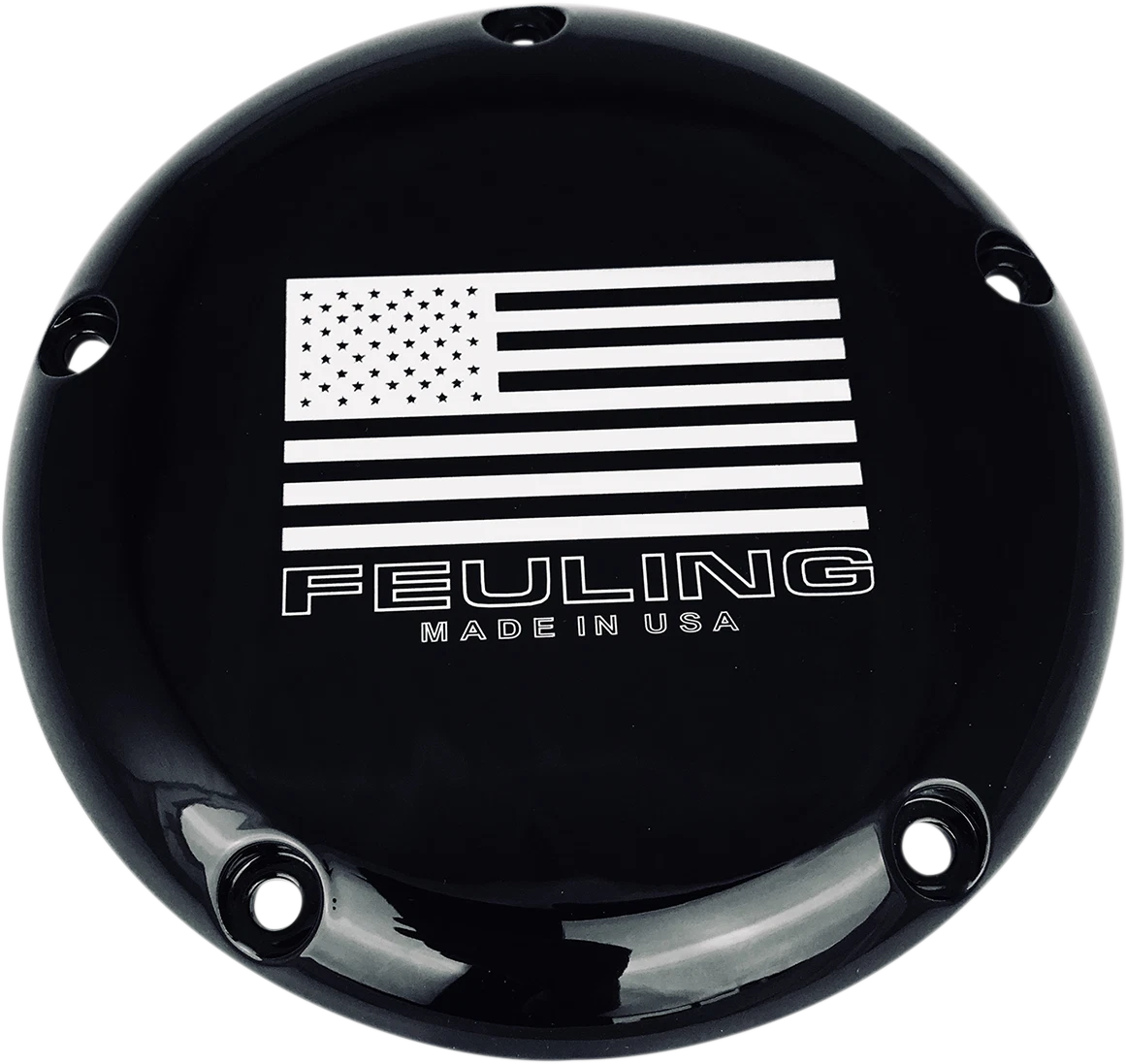 Feuling Parts Derby Cover for Harley Davidson Twin Cam (2000–2017) - Black 9154