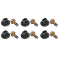 6X Disc Mower Blade Bolt Kit for Massey Ferguson (Replaces MOE70-0037)