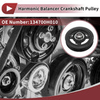 Harmonic Balancer Crankshaft Pulley for Toyota RAV4 (No. 134700H010)