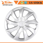 Set of 4 Snap On Full Hub Caps for Toyota Camry Corolla (2004–2006)