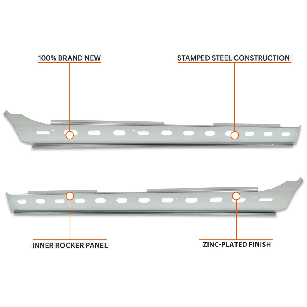 Inner Rocker Panels for Dodge Ram 1500 2500 3500 (2002–2008)