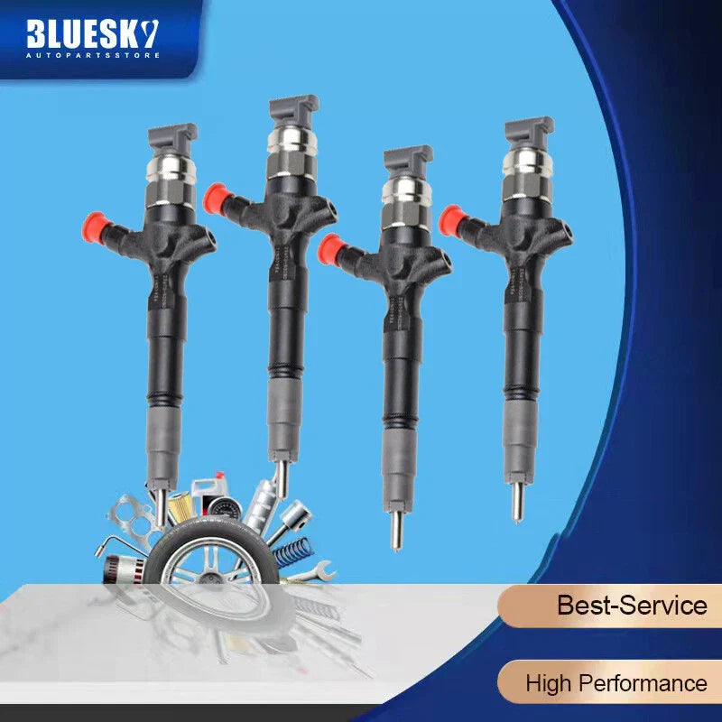 4PCS Diesel Fuel Injector for Toyota Hilux KUN26R 1KD-FTV (2005-2015)