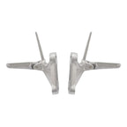 Rear Passenger Footpeg Pegs Bracket Set for Honda CB650F/CBR650F (2014-2019)