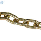 2 G70 5/16''x10' Transport Tow Chains for J Hook Long Shank w/ Grab Hook