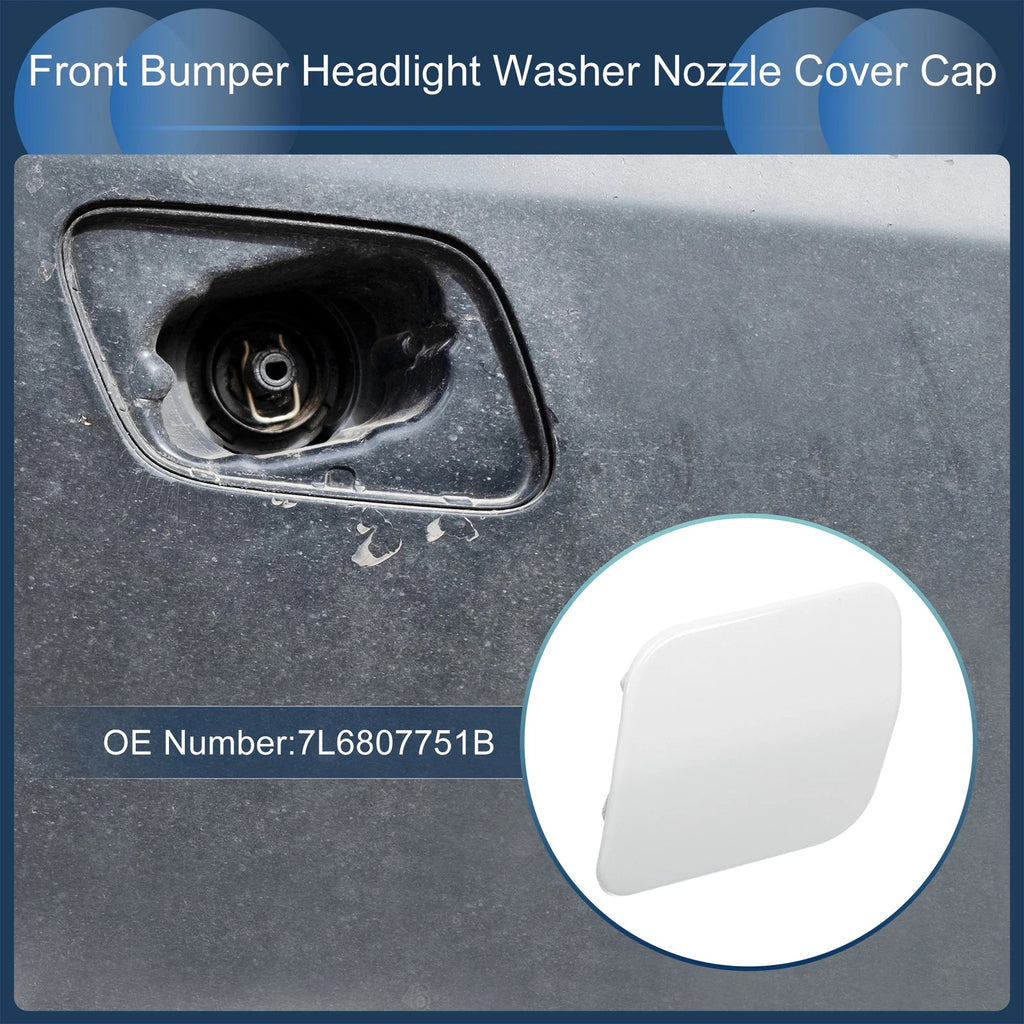 Front Left Washer Nozzle Cover Cap for Volkswagen Touareg (2007–2010) 1Pcs