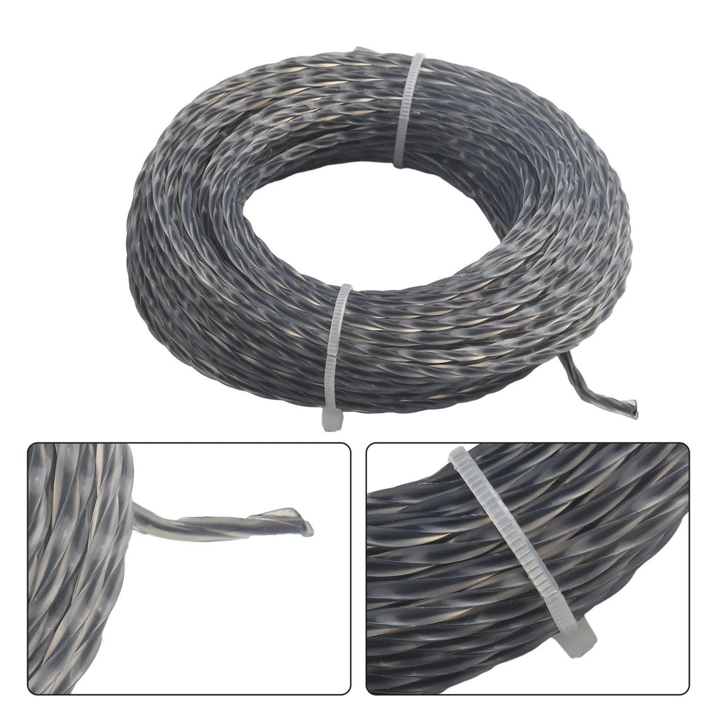 Set of 2 Trimmer Lines 2.0 - 3.0 Mm X 15m for Tool Parts