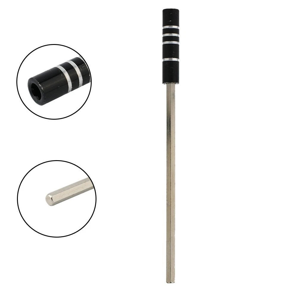 Steel Magnetic Extension Bar Rod for Hex Socket Screwdriver Bits (123mm)