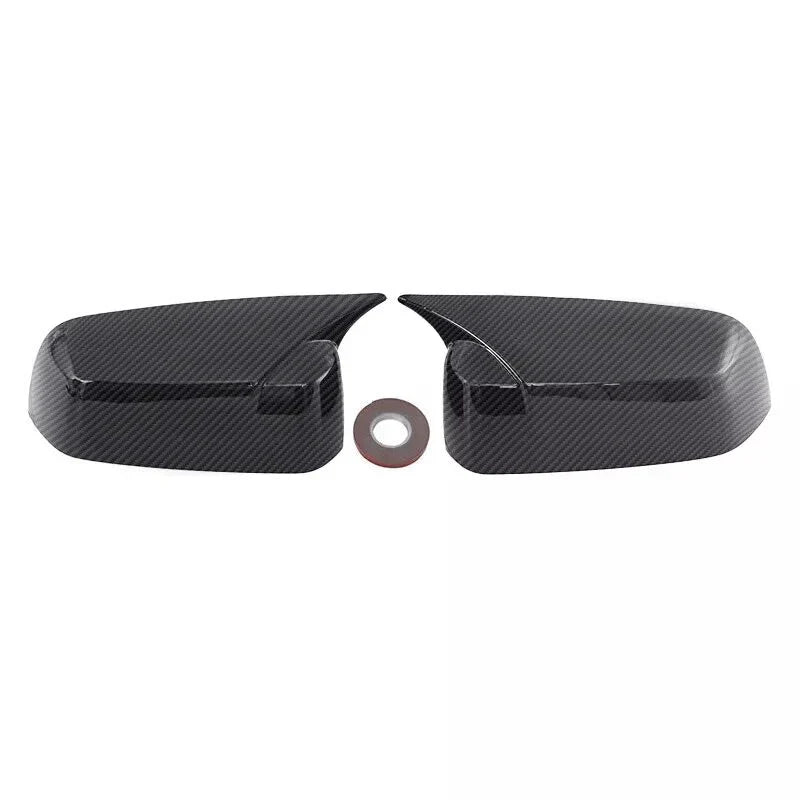 Horn-Style Carbon Look Wing Rearview Mirror Cap Covers for Ford Ranger