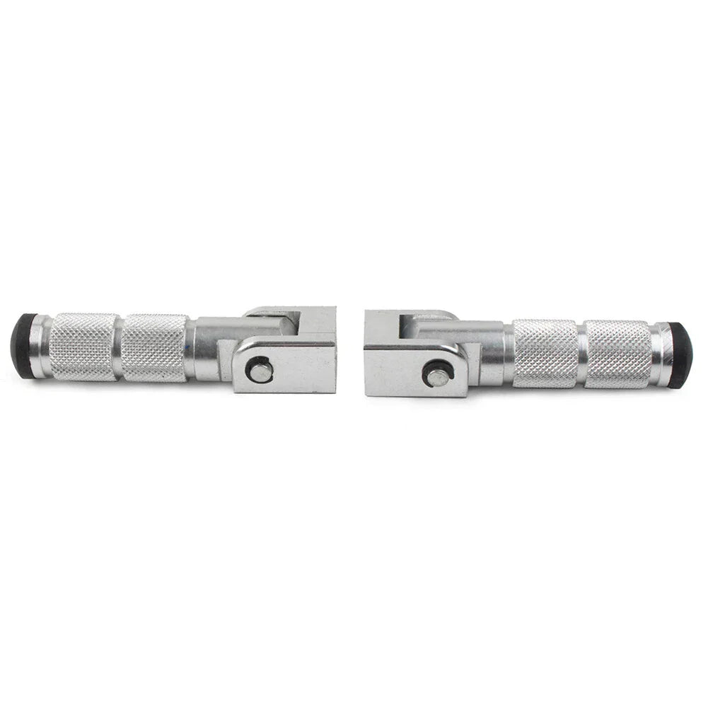 New 8mm Motorcycle Universal Folding Passenger Footpegs for Bicycle