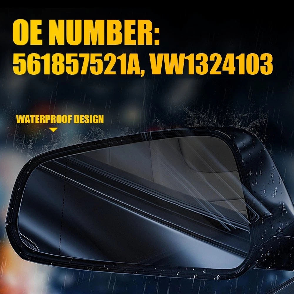 Heated Mirror Glass for Volkswagen Passat (2012–2015) Left VW1324103 EXV