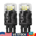 2X LED 7443 7444 7440 Reverse Backup Light Bulbs for Vehicles (6500K)