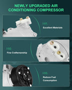 A/C Compressor for Nissan Titan (2004–2015) & Infiniti QX80 (2014–2016) 5.6L